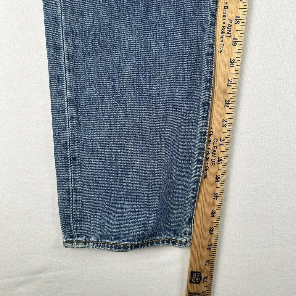 Levis 501 Jeans Mens 33x30 Medium Wash Denim Regular Straight Button Fly Y2K